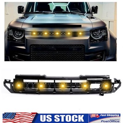 For Land Rover Defender 90 110 130 2020-2024 2025 LED Light Bar DRL Front Grille