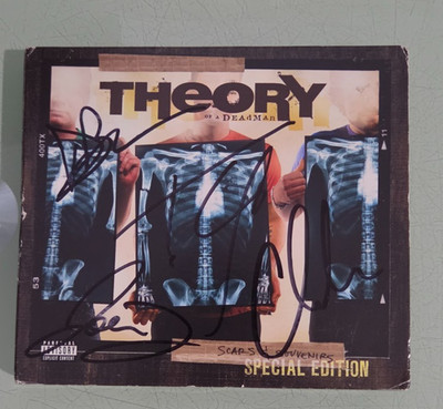 theory of a deadman  SCARS & SOUVENIRS special edition  CD / DVD signed