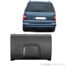 Mercedes ML W163 Stoßstange Abdeckung Hinten Mtte grundiert ohne AHK MOPF