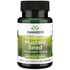 Swanson Full Spectrum Mustard Seed 400 mg 60 Capsules