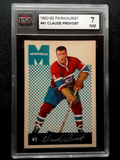 CLAUDE PROVOST 1962-63 PARKHURST HOCKEY 62-63 #41 KSA 7            100198