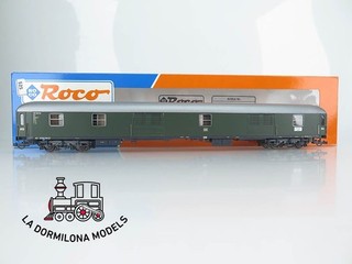 D525 H0 =DC ROCO 44744 FURGON DE EQUIPAJES 106 059 Mü de la DB OVP