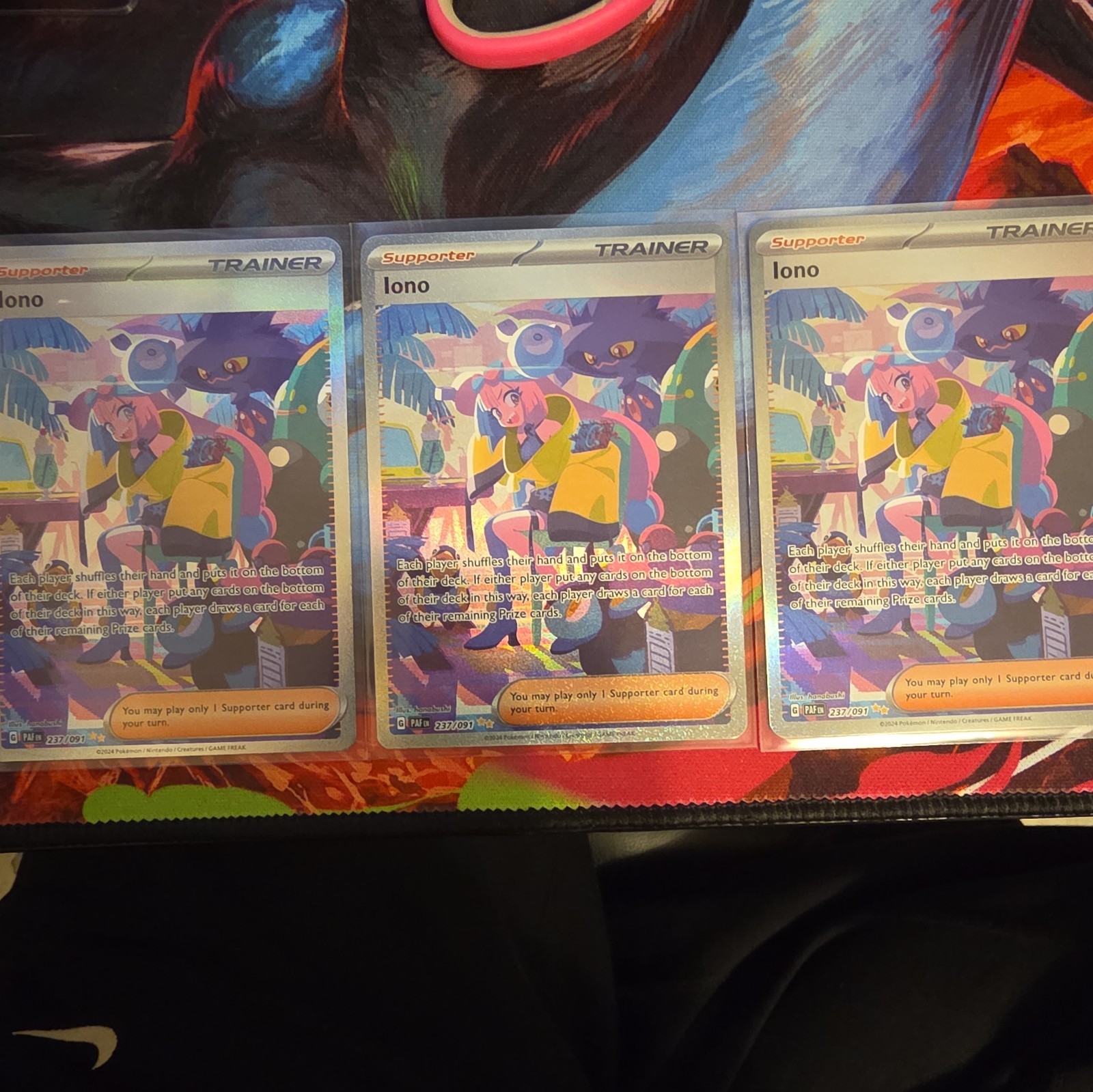 Iono 237/091 SV: Paldean Fates Holo - TCG Pokemon Card