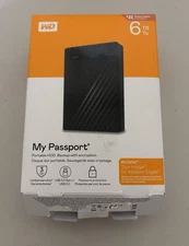 WD 6TB My Passport Ultra Portable HDD Black Western Digital - Open Box
