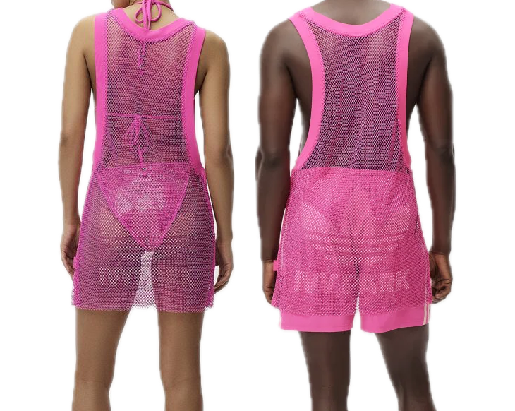 adidas IVY PARK Rhinestone Tank Triple Shiny Pink Crystal