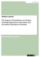 Godlove Lawrent | The Impact Of Punishment On Student Learning: Experiences...
