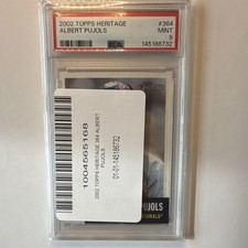 🔥2002 Topps Heritage Albert Pujols #364 PSA 9 Mint St. Louis Cardinals MLB⚾️🔥
