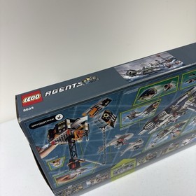 Lego Agents Mission 4 Set 8633 Speedboat Rescue Discontinued 2008 NEW SEALED
