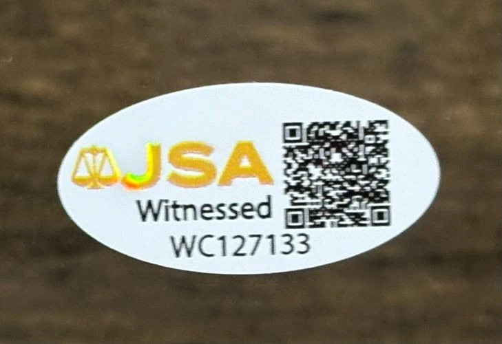 Bill Mazeroski Signed Framed 16x20 Pittsburgh Pirates Photo JSA QR Hologram - Image 2 of 2