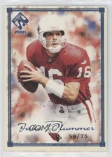 2001 Pacific Private Stock Blue Framed /75 Jake Plummer #3