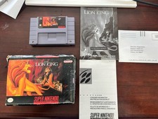 The Lion King (SNES Super Nintendo) CIB - *TESTED* - FAST SHIPPING