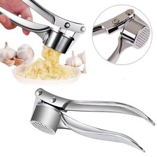 Garlic Press Crusher Stainless Steel Mincer Kitchen Tool Heavy Duty Squeezer