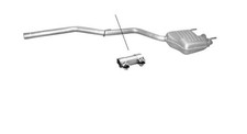 Endschalldämpfer Endtopf Auspuff für Mercedes C-Klasse C250 TurboD W202 S202 Endschalldämpfer Endtopf Auspuff für Mercedes C-Klasse C250 TurboD W202 S202
