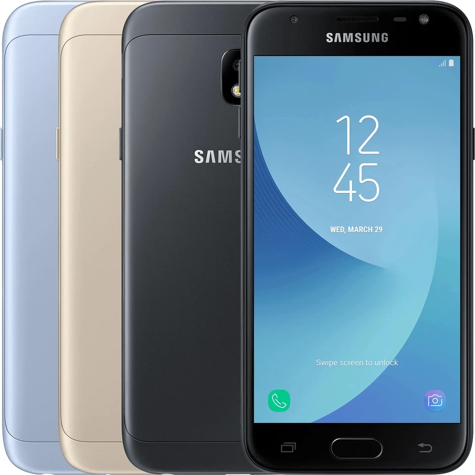 Samsung Galaxy J3 (2017) 16GB Black Unlocked Android Smartphone Grade A, photo 3 of 5