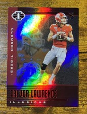 2021 Panini Chronicles Draft Picks - Illusions Trevor Lawrence Red /149 (RC,SP) 