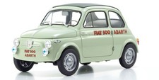 Kyosho KS08966ALG 1/18 Fiat NUOVA 500 Elaborazione Abarth Record Green Celeste