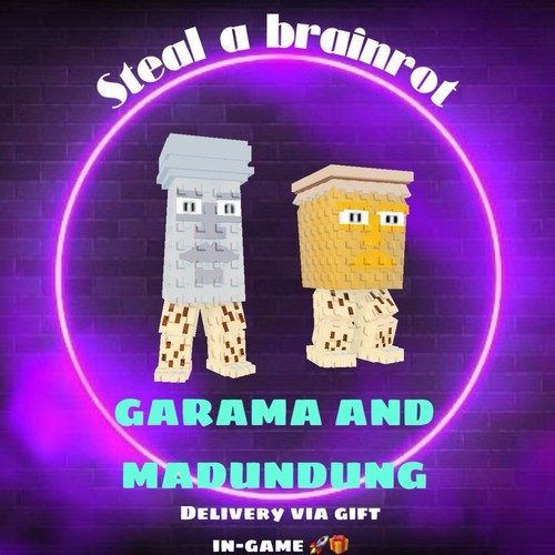 Steal A Brainrot🌟 - Garama E Madundung - Collezionabile Roblox Consegna Veloce