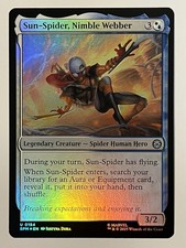 Sun-Spider, Nimble Webber Marvel's Spider-Man Foil MTG NM