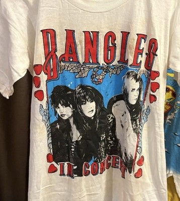 Vintage The Bangles concert tour Shirt Cotton Full Size MC1146