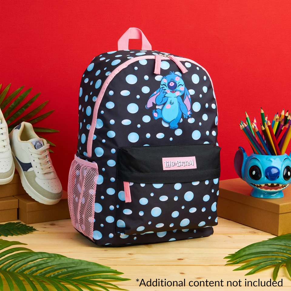 Disney Backpack for Girls, Stitch School Bags for Girls - Image 3 of 4
