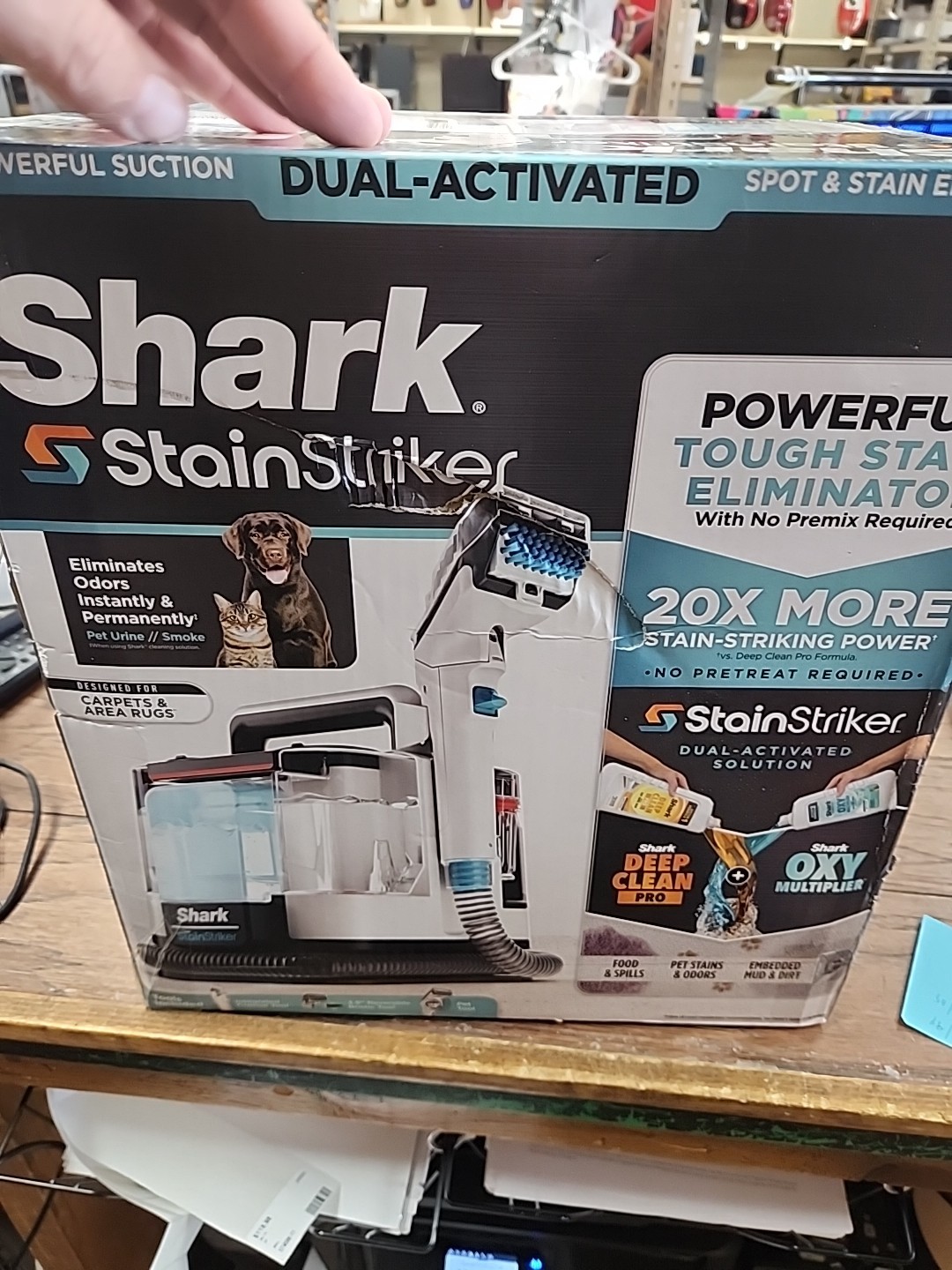 Shark PX201 StainStriker Portable Carpet & Upholstery Cleaner Stain Eliminator