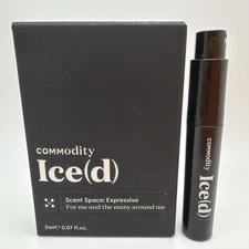 new Commodity Ice(d) Expressive edp 2mL/0.07 Perfume Sample Spray