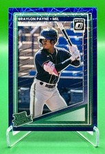 2025 Donruss Optic Baseball Braylon Payne Rated Prospect Blue Velocity