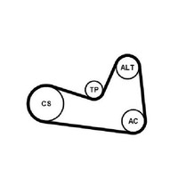 Keilrippenriemensatz FüR Renault Laguna BT0 DT0 KT0 07 Bis 15 Continental Neu