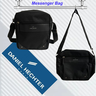 Daniel Hechter Umhängetasche Messenger Bag schwarze Canvas Tasche waschbar NEU