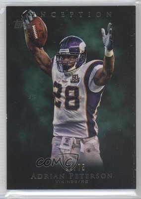 2011 Topps Inception Green 23/75 Adrian Peterson #30 0j6