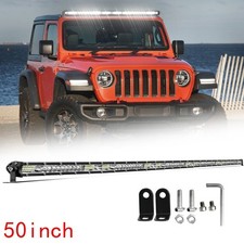 10 20 30 40 50 Led Light Bar Spot Flood Combo Beam For Suv Utv Atv