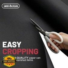 SMARTandCASUAL Black Kraft Paper Roll 36" x 180' for Crafts