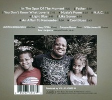 JUSTIN ROBINSON IN THE SPUR OF THE MOMENT NEW CD