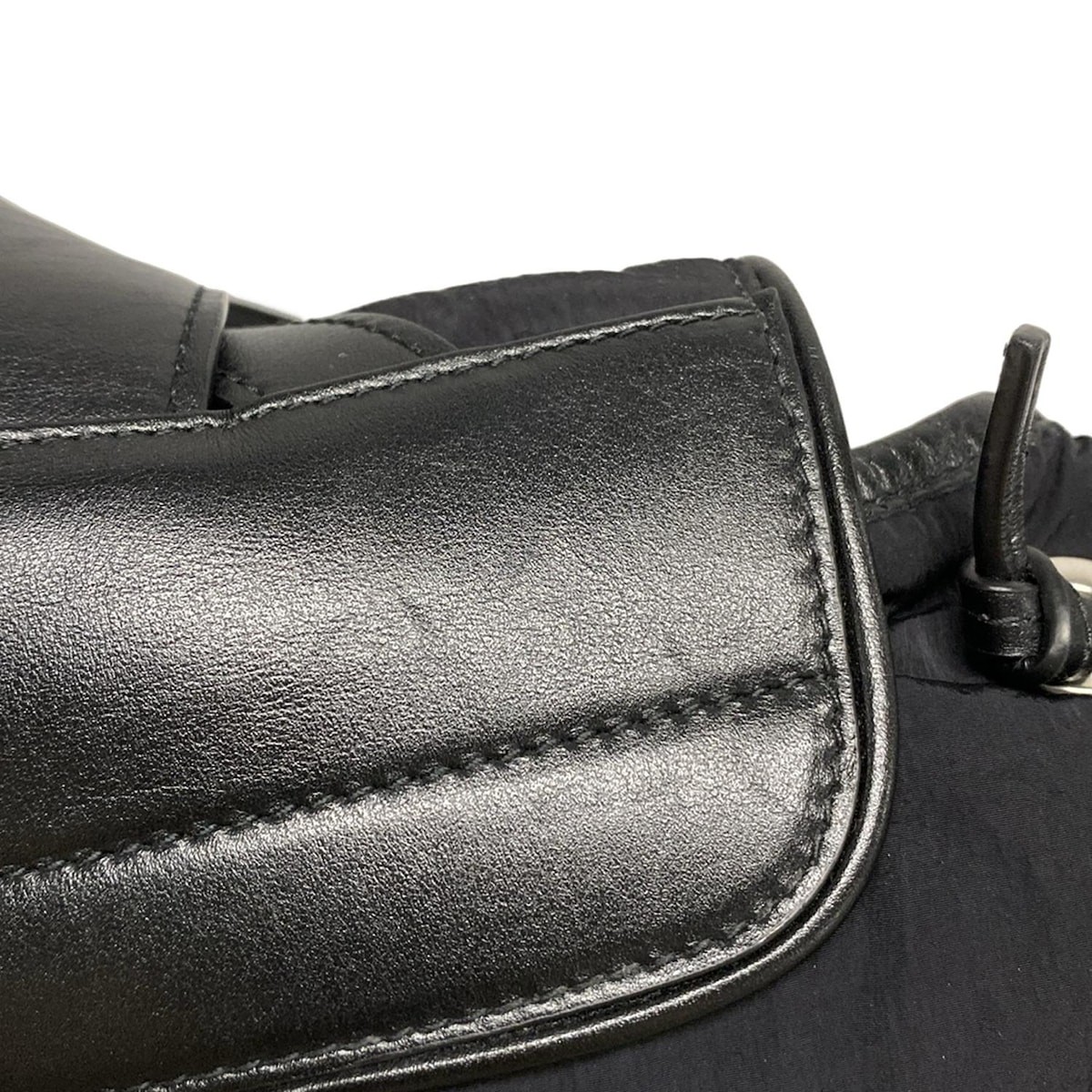 BOTTEGA VENETA Crossroads Backpack - Black Nylon Leather A********* Backpack thumbnail 15