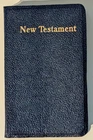 US Military Navy Vintage New Testament Pocket Bible WW2 1941 Pocket Roosevelt