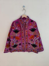 Handmade Suzani Velvet Jacket Uzbek Boho Chic Outerwear Coat Women's Wear Jacket