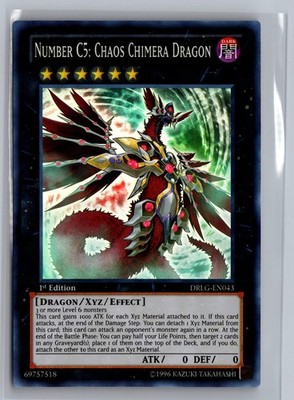 Number C5: Chaos Chimera Dragon DRLG-EN043 Dragons of Legend Yu-Gi-Oh NM