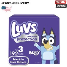  Hot Sale Luvs Platinum Protection Baby Diapers Size 3, 192 Count