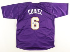 DEREK CURIEL Signed LSU Tigers '2025 National Champs' Custom XL Jersey (Beckett)