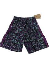 Nike Dri-Fit Shorts Youth Boys L Purple/Black/Blue FV0275-503 NWT New