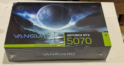 MSI VANGUARD GeForce RTX 5070 12GB GDDR7 PCI Express 5.0 Graphics Card RTX 5070