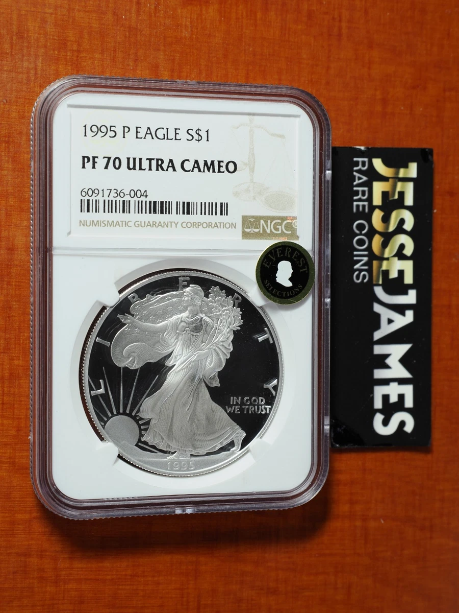 American Eagle PR 70 Graded 1995 Silver Bullion Coins for sale | eBay