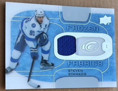 2015-16 Ice Frozen Fabrics Game Used Steven Stamkos Tampa Bay Lightning #FF-SS