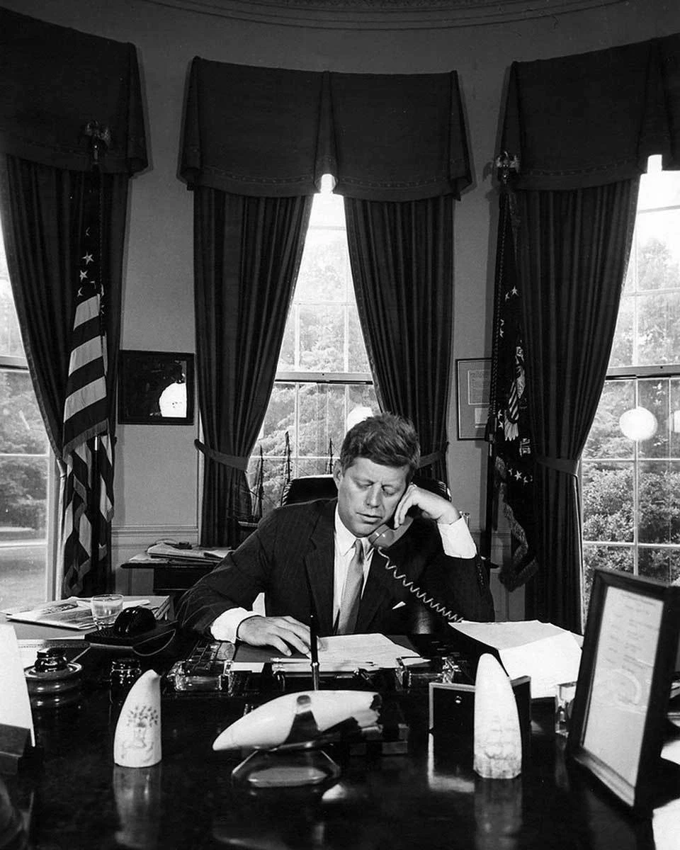 My Grandfather With JFK In The Oval Office, November 12th,, 57 OFF