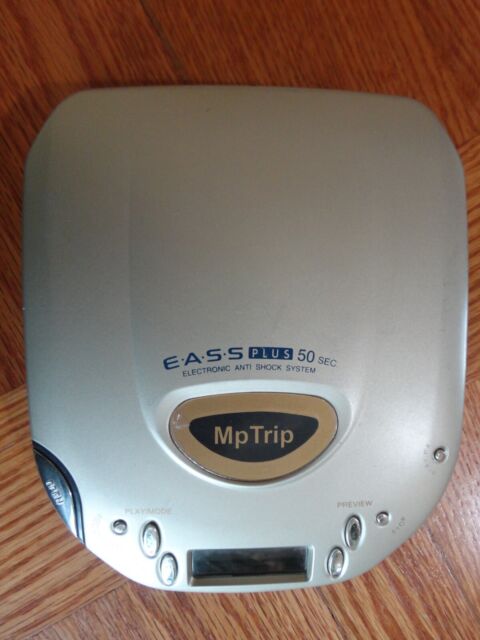 Vintage Mp Trip EASS PLUS Portable Compact Disc CD Player 50 Sec. MpTrip