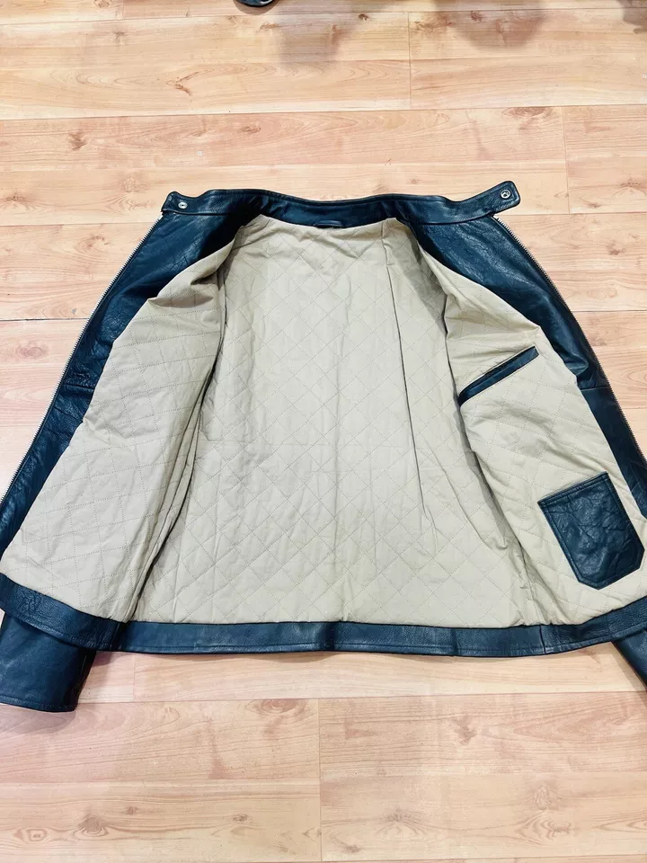 Roberto Cavalli Leather Jacket - Image 2 of 4