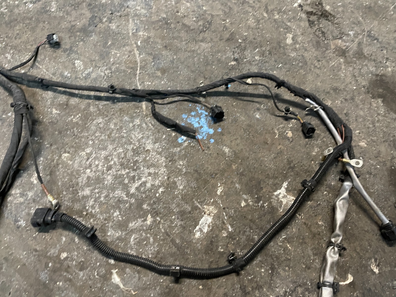 2021 AUDI R8 COUPE REAR RIGHT PASSENGER RH ENGINE BAY HARNESS ~CUT!!!~
