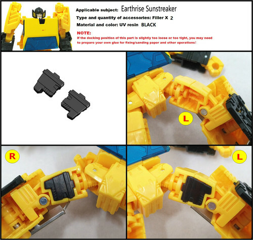 3D Zum Selbermachen Bein Arm Upgrade KIT für Earthrise Sunstreaker Runamuck Trailbreaker Mehr - Bild 7 von 18