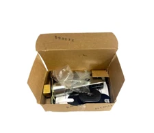 BALDWIN 5510.190 PASSAGE DOOR KNOB  2-3/8" BACKSET SATIN BLACK