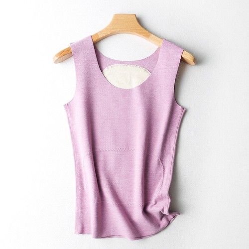 Damen Warm Weste Hemd Skinny Tank Top Thermounterwäsche Gepolstert Stretch - Picture 13 of 14
